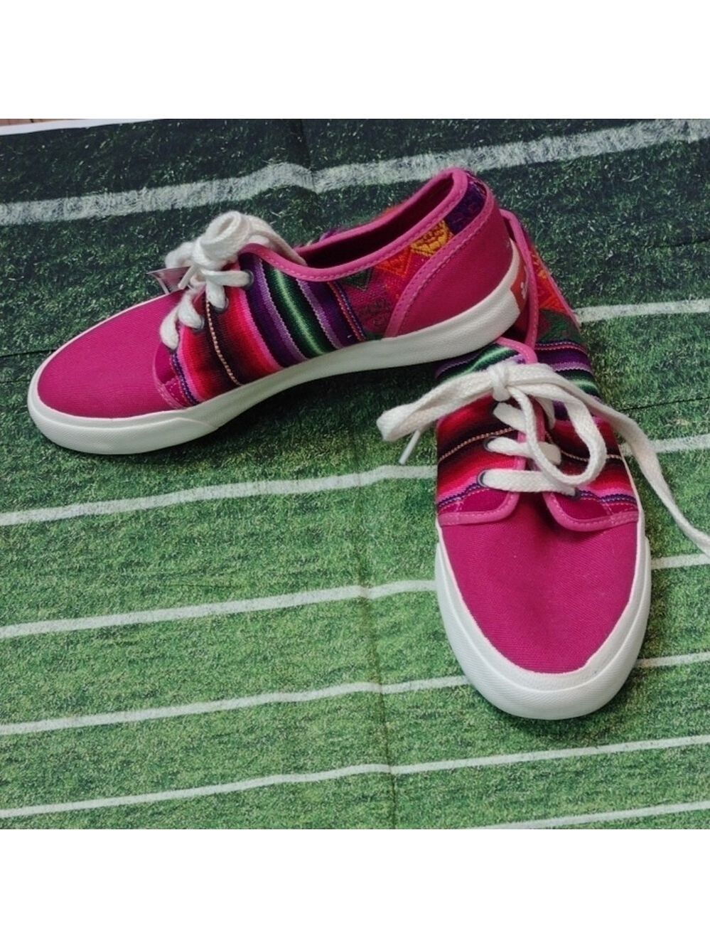 Inkkas pink shoes made in peru size 7